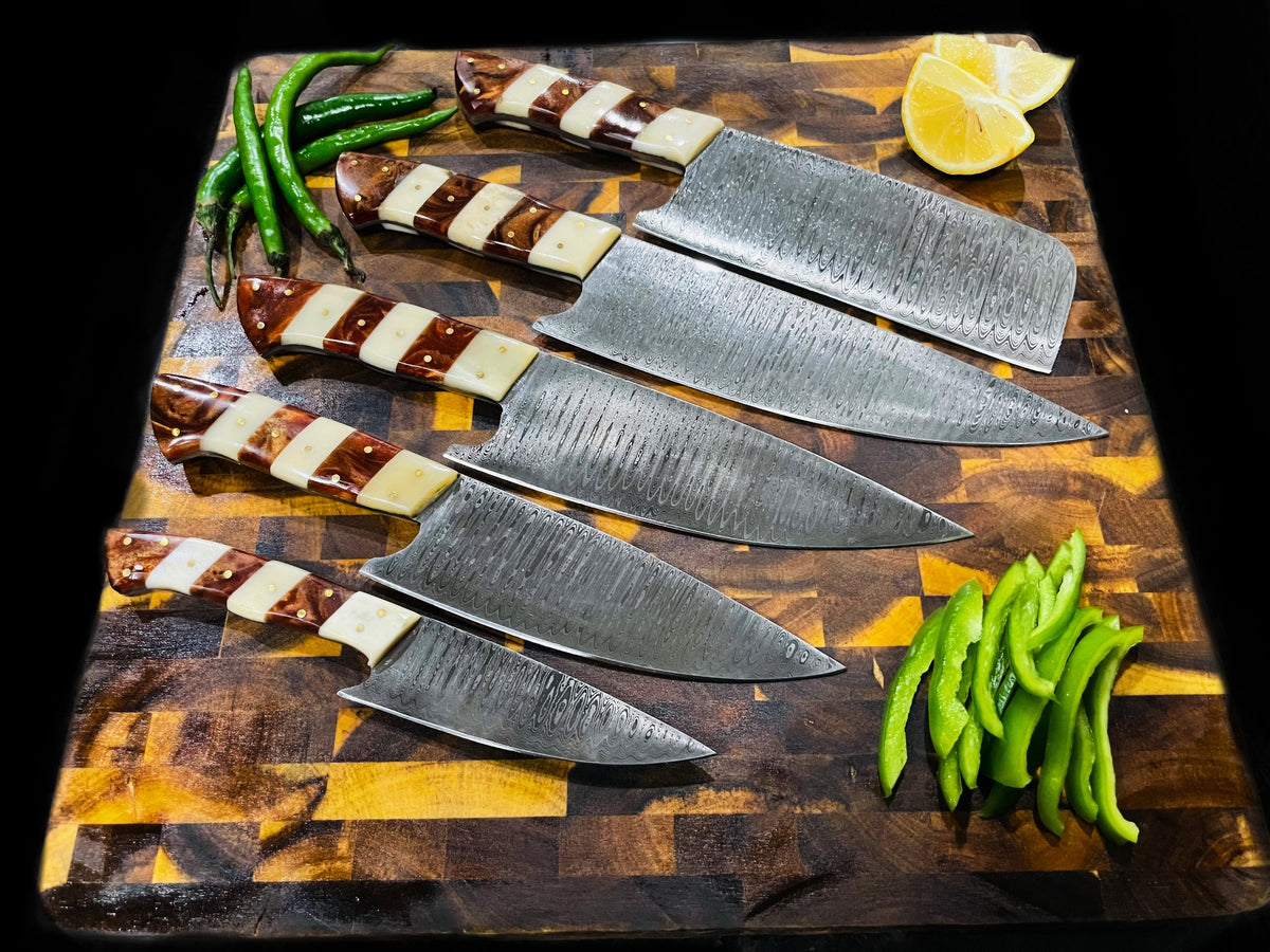 Damascus Steel Knives & Hunting Knives