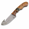 Titan Damascus Gut-Hook Hunting Knife TKT-8
