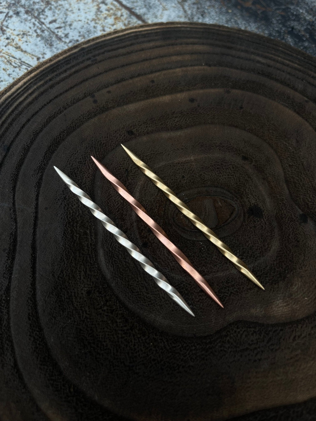 3-Pack Mixed Metal Cowboy Toothpick Set