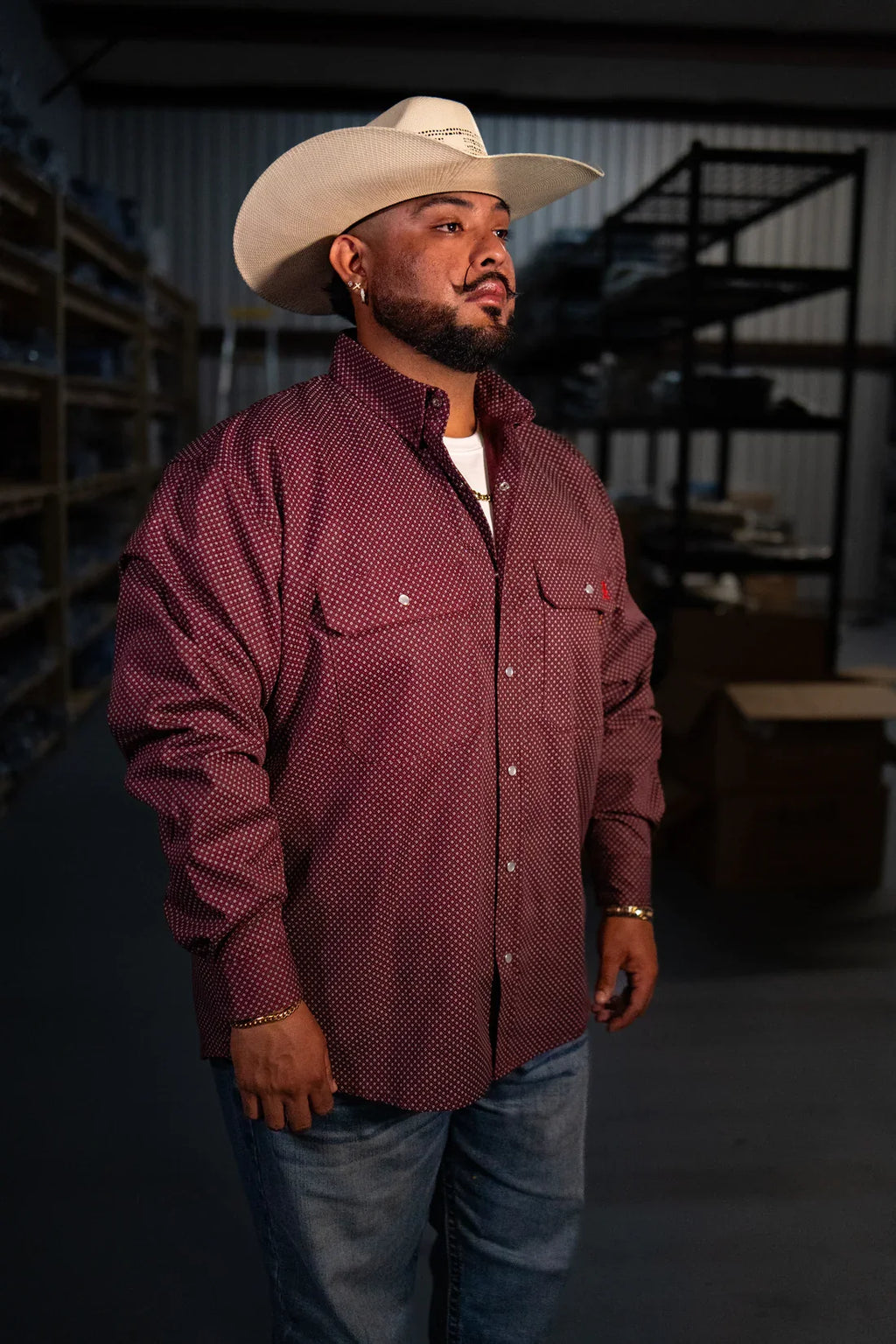 FR Pearl Snap Work Shirt - Rustline