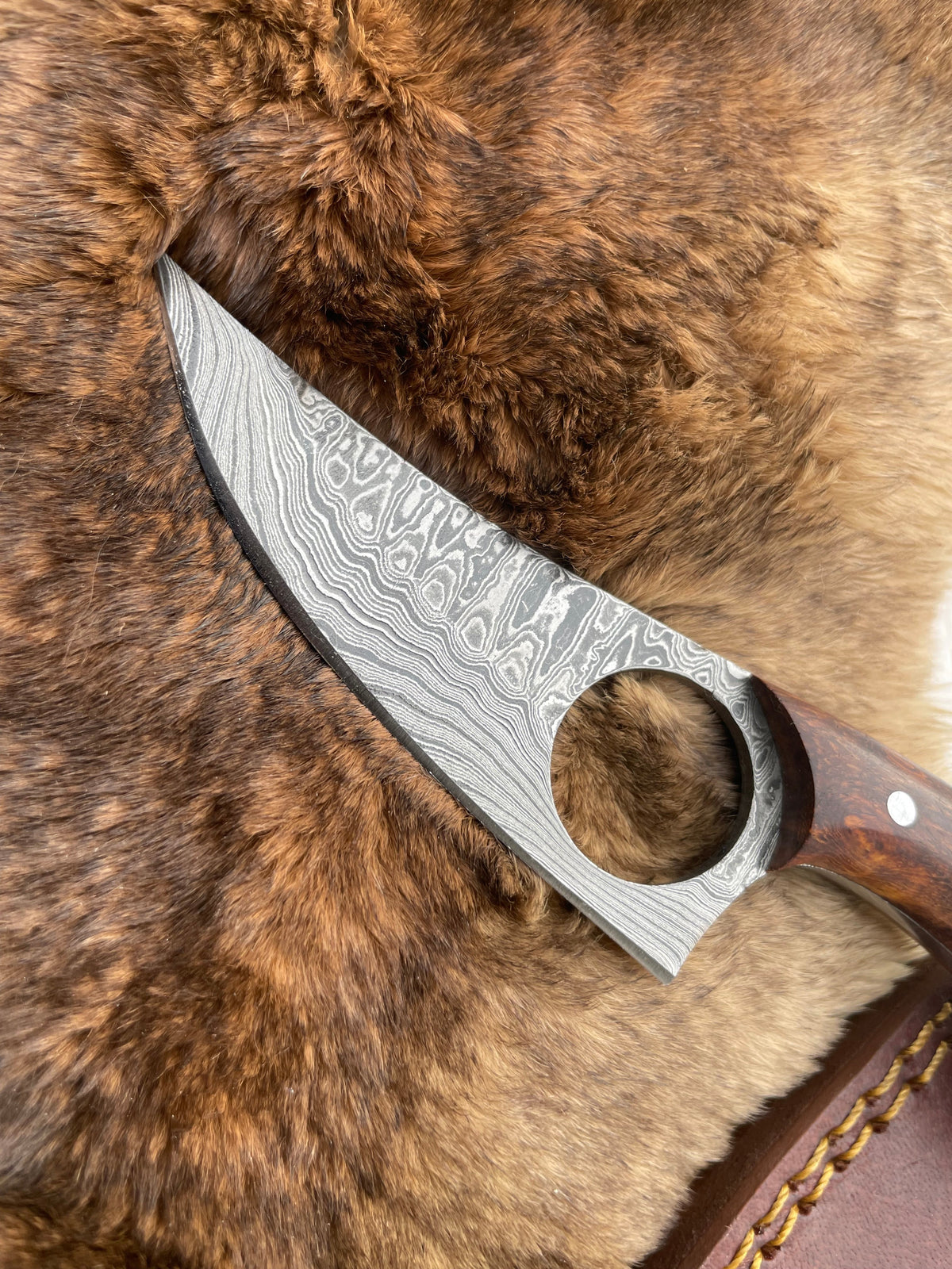 Titan Damascus Skinner Knife TK-059