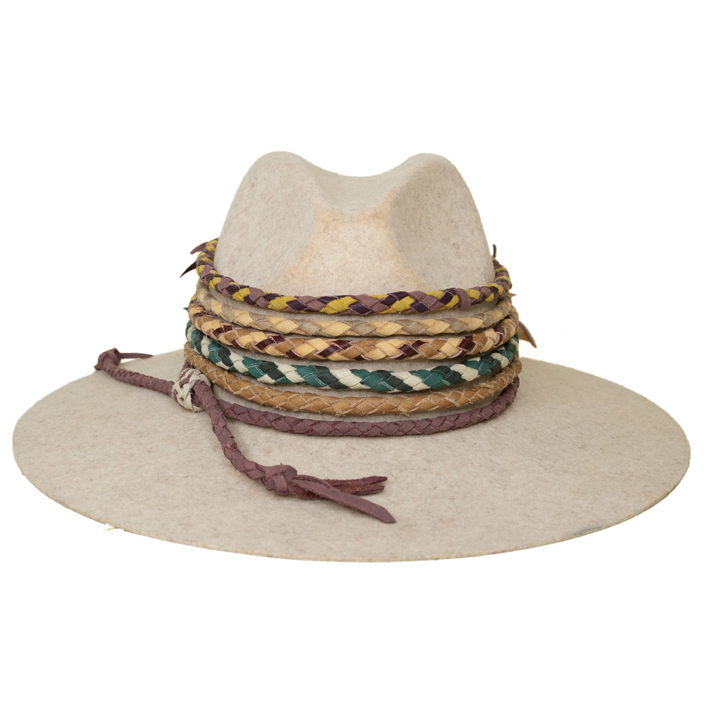 1948 Braided Hat Band: Tan