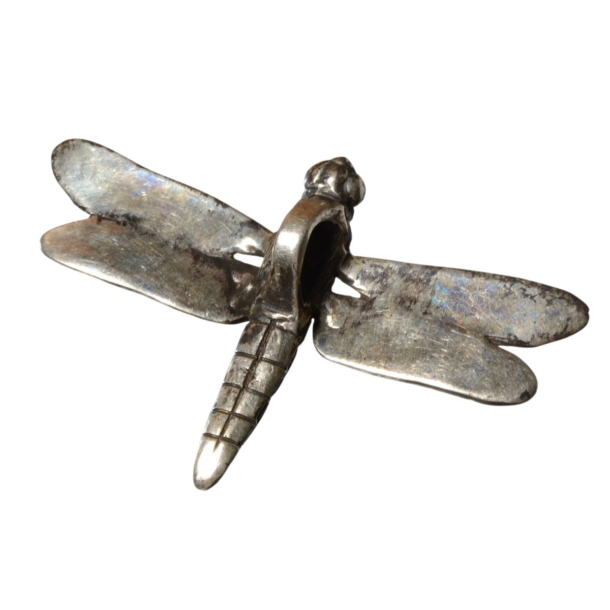 Leaanne Hartman Sterling Silver Dragonfly Pendant