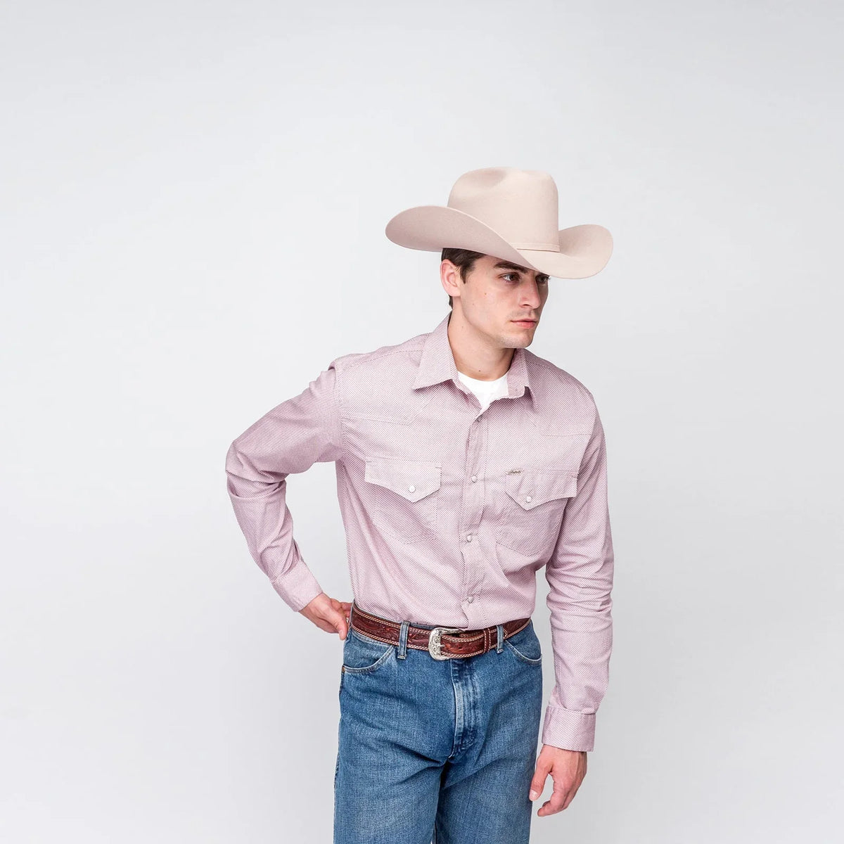 Bailey Lightning (Magenta) - (4X) Wool Felt Cowboy Hat
