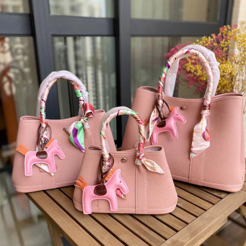 Genuine Leather Fashion Simple Large Capacity Portable Shoulder Bags