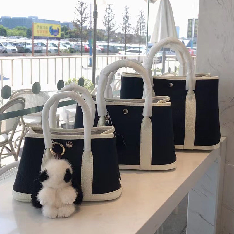 Genuine Leather Fashion Simple Large Capacity Portable Shoulder Bags