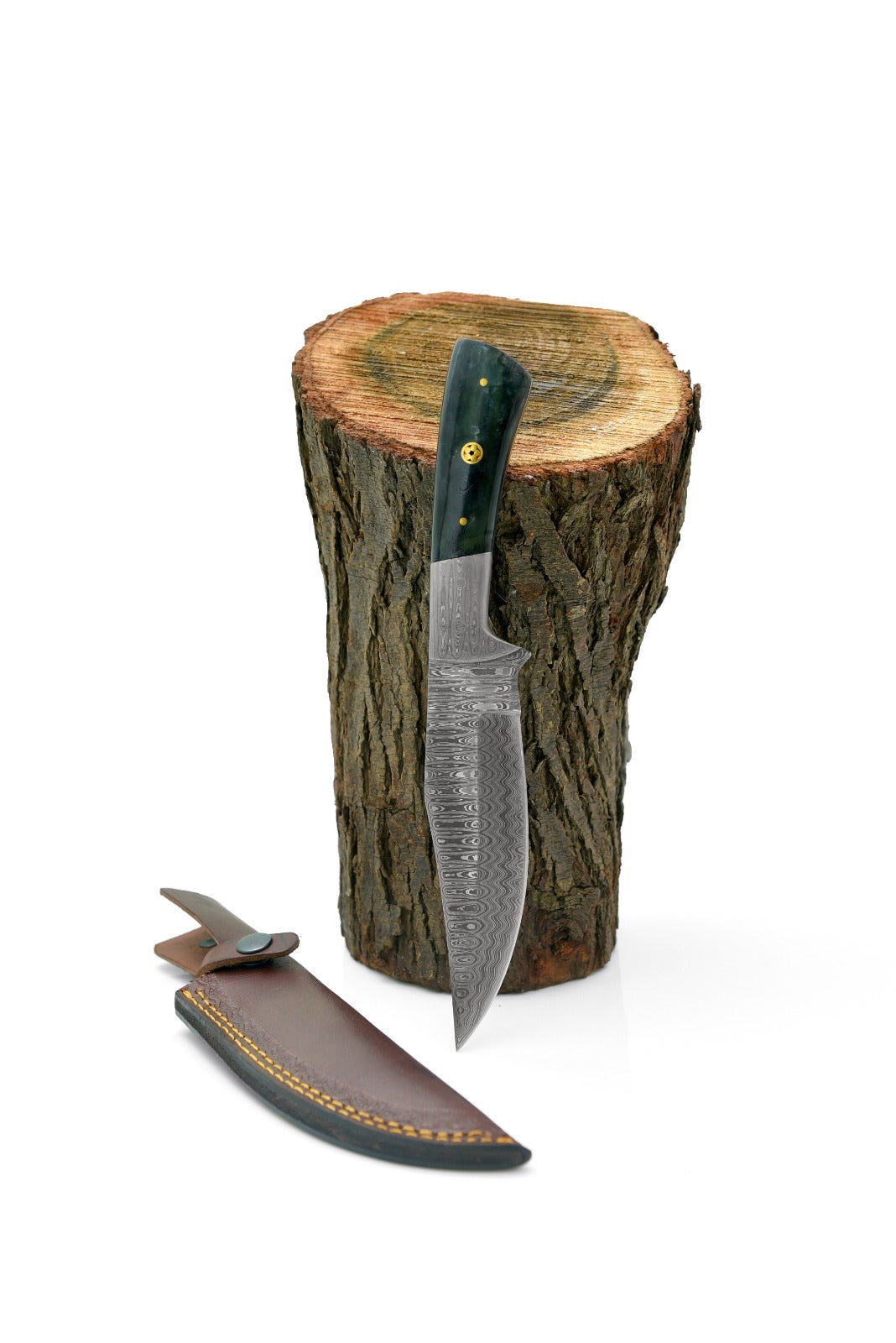 Titan Damascus Hunting Knife TD-193