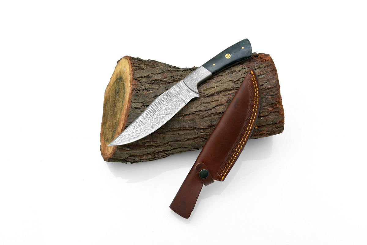 Titan Damascus Hunting Knife TD-193