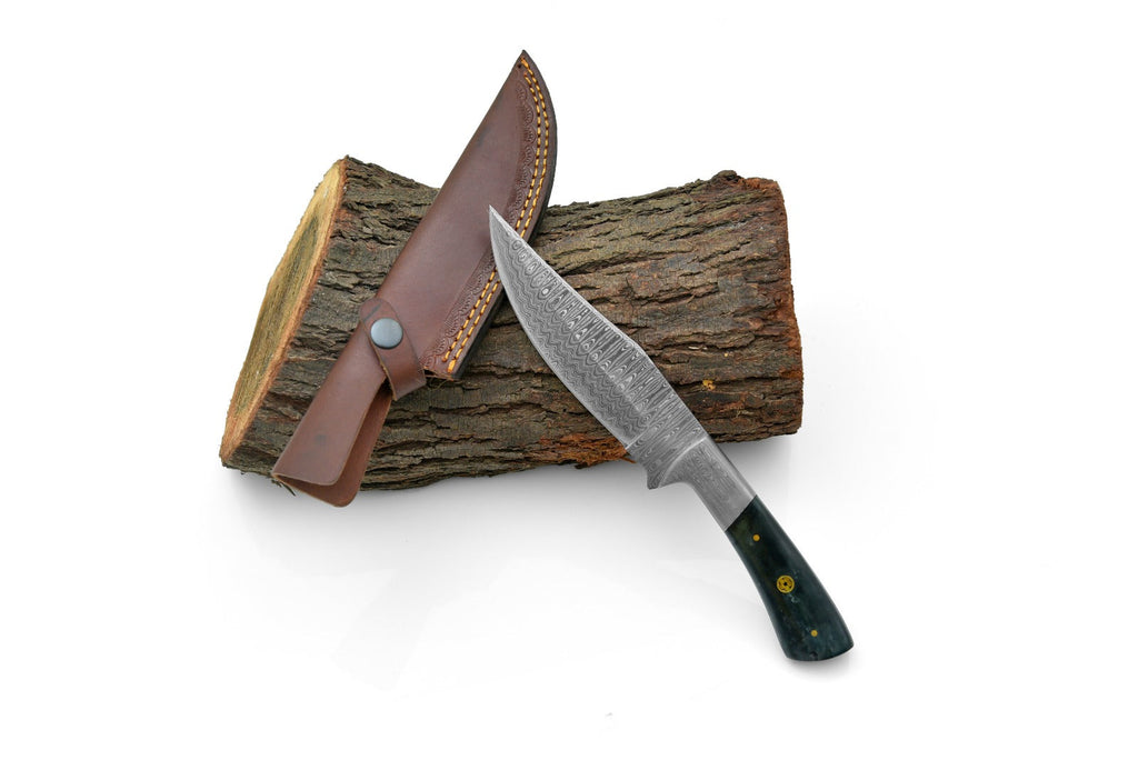 Titan Damascus Hunting Knife TD-193