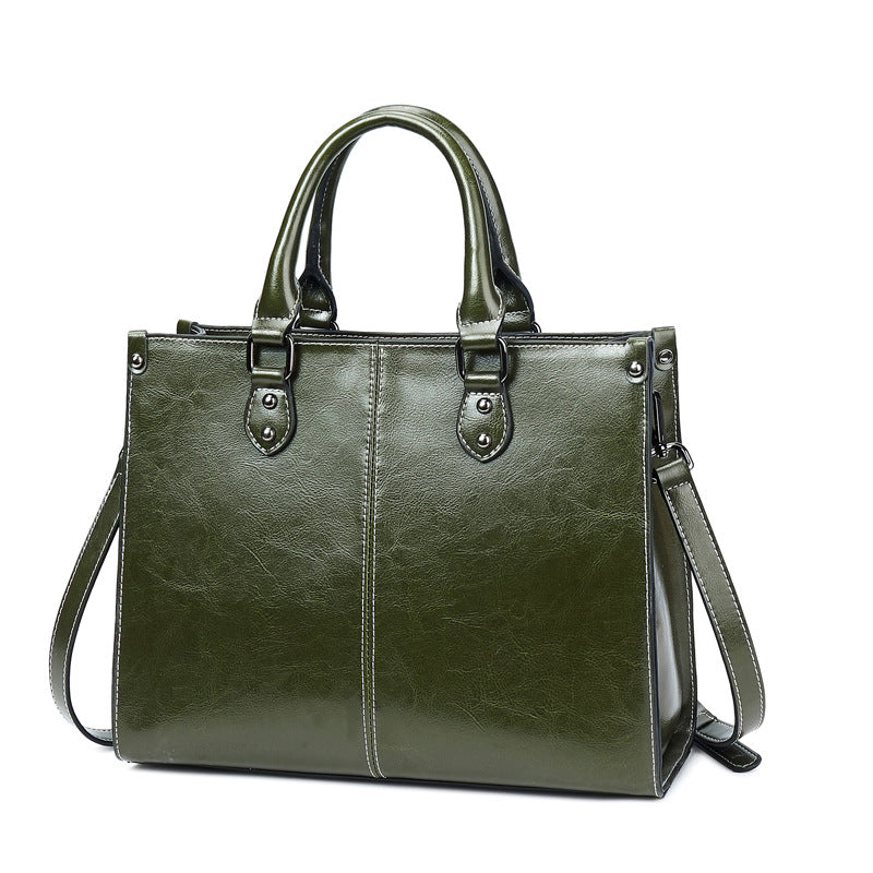 Women Leather Handbag, Full Grain Leather Designer Handbag, Gift For Her