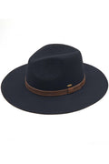 C.C Women's Wool Felt Brim Hat Panama