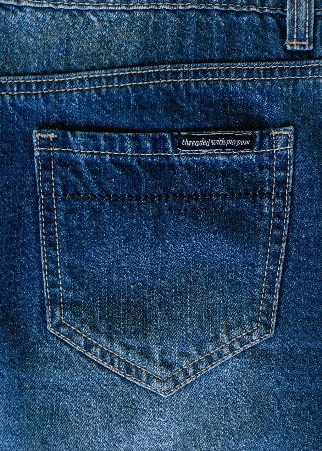 Jennifer A-Line Long Denim Skirt